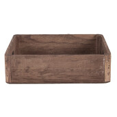 Set 3 tavi lemn maro 24x24x6 cm, 20x20x6 cm, 16x16x6 cm