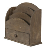 Cutie depozitare lemn maro 33x13x31 cm