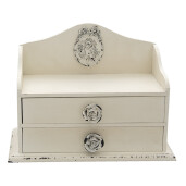 Cutie depozitare mdf alb 26x14x20 cm