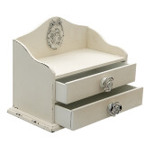 Cutie depozitare mdf alb 26x14x20 cm