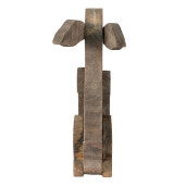 Figurina Iepuras lemn maro 28x11x33 cm