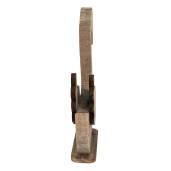 Figurina Lebada lemn maro 38x6x43 cm