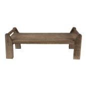 Suport ghiveci flori lemn maro 40x17x14 cm