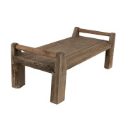 Suport ghiveci flori lemn maro 40x17x14 cm