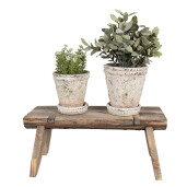 Suport ghiveci flori lemn maro 38x17x17 cm