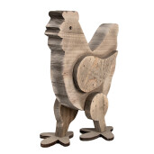 Figurina Gaina lemn maro 23x12x28 cm