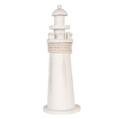 Far marin lemn alb Ø 10x30 cm