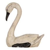 Set 2 figurine Lebede lemn 21x10x18 / 26x11x29 cm