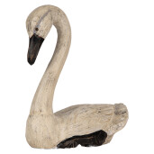 Set 2 figurine Lebede lemn 21x10x18 / 26x11x29 cm