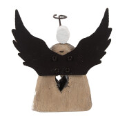Inger lemn alb metal maro 11x5x11 cm