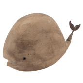 Figurina Balena lemn maro 26x7x14 cm