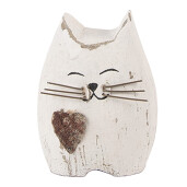 Figurina Pisicuta lemn 6x4x7 cm
