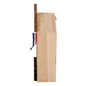 Casuta insecte lemn maro 12x7x25 cm