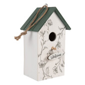 Casuta Pasari lemn multicolor 15x10x22 cm