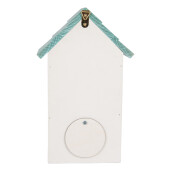 Casuta Pasari lemn multicolor Summer 15x10x22 cm