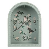 Set 2 decoratiuni perete decorative lemn 30x16x40 / 24x14x30 cm