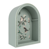 Set 2 decoratiuni perete decorative lemn 30x16x40 / 24x14x30 cm