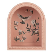Set 2 decoratiuni perete decorative lemn 30x16x40 / 24x14x30 cm
