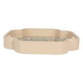 Set 2 tavi decorative lemn (2) 30x30x5 / 24x24x5 cm
