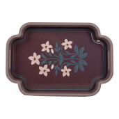 Set 2 tavi decorative lemn multicolor (2) 46x30x5 / 35x24x5 cm