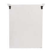 Raft perete lemn alb vintage 36x15x43 cm