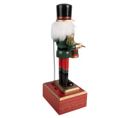Figurina muzicala Spargatorul de Nuci  lemn 12x9x30 cm