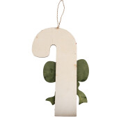 Decoratiune Acadea lemn multicolor 25x1x39 cm