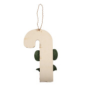 Decoratiune Acadea lemn multicolor 16x1x29 cm
