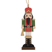 Ornament brad Craciun Spargatorul de Nuci multicolor 6x1x18 cm