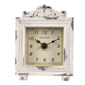 Ceas masa lemn vintage 10x6x14 cm