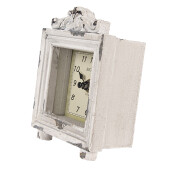 Ceas masa lemn vintage 10x6x14 cm