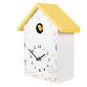 Ceas perete cu pendul si cuc multicolor 20x10x26 cm
