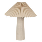 Veioza ceramica bej 36x42 cm, E27