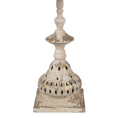 Veioza metal bej vintage 29x67 cm, E27