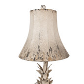 Veioza metal bej vintage 30x64 cm, E27