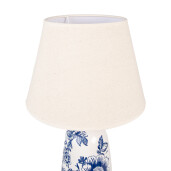 Veioza ceramica textil 28x49 cm, E27