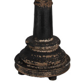 Veioza lemn metal maro negru vintage Ø 35x64 cm E27