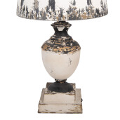 Veioza metal bej maro gri Ø 32x60 cm E27