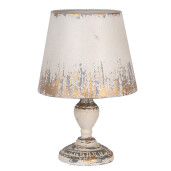Veioza metal bej gri auriu Ø 32x47 cm E27