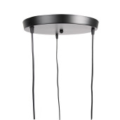 Lustra metal sticla 35x110 cm, E27