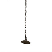 Lustra metal negru bej 39x47 cm, E27