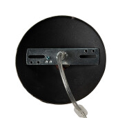 Lustra metal negru bej 39x47 cm, E27