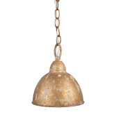 Lustra metal auriu vintage Ø 20x22 cm