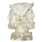 Figurina Barbat piatra alba 31x25x43 cm
