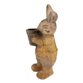 Figurina Iepuras ceramica maro 23x18x41 cm