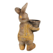 Figurina Iepuras ceramica maro 23x18x41 cm