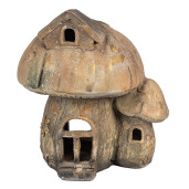 Figurina Ciupercute ceramica maro 34x29x35 cm