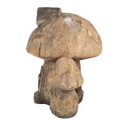 Figurina Ciupercute ceramica maro 34x29x35 cm
