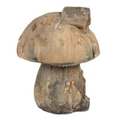 Figurina Ciupercute ceramica maro 34x29x35 cm