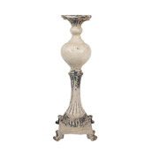 Sfesnic ceramica bej vintage 14x14x40 cm